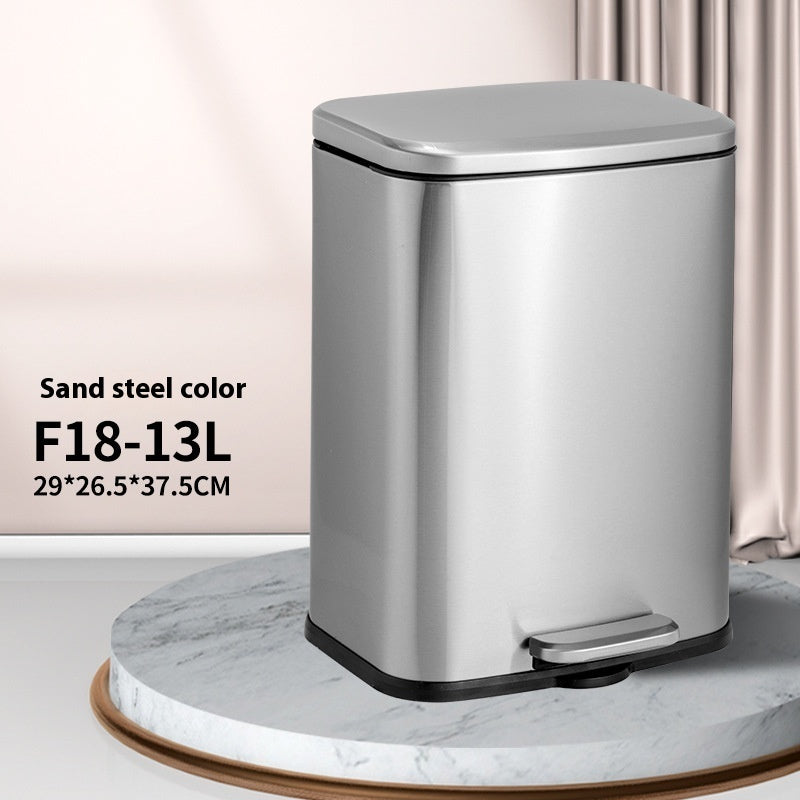 Stainless Steel Trash Can Kitchen Hygiene