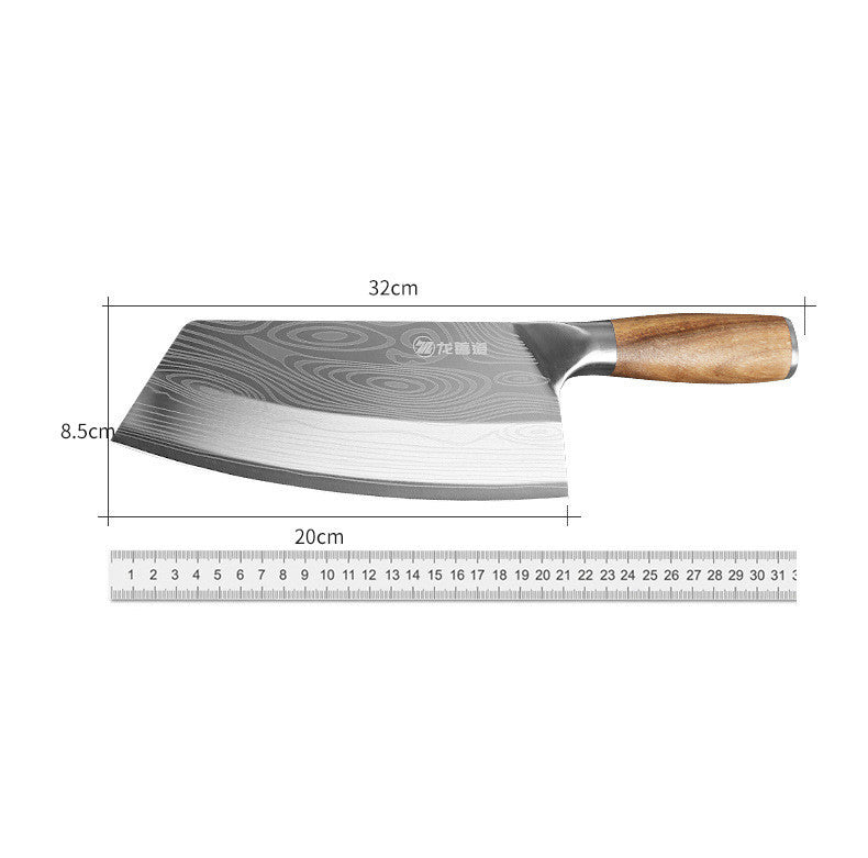 Stainless Steel Kitchen Knife With Wooden Handle