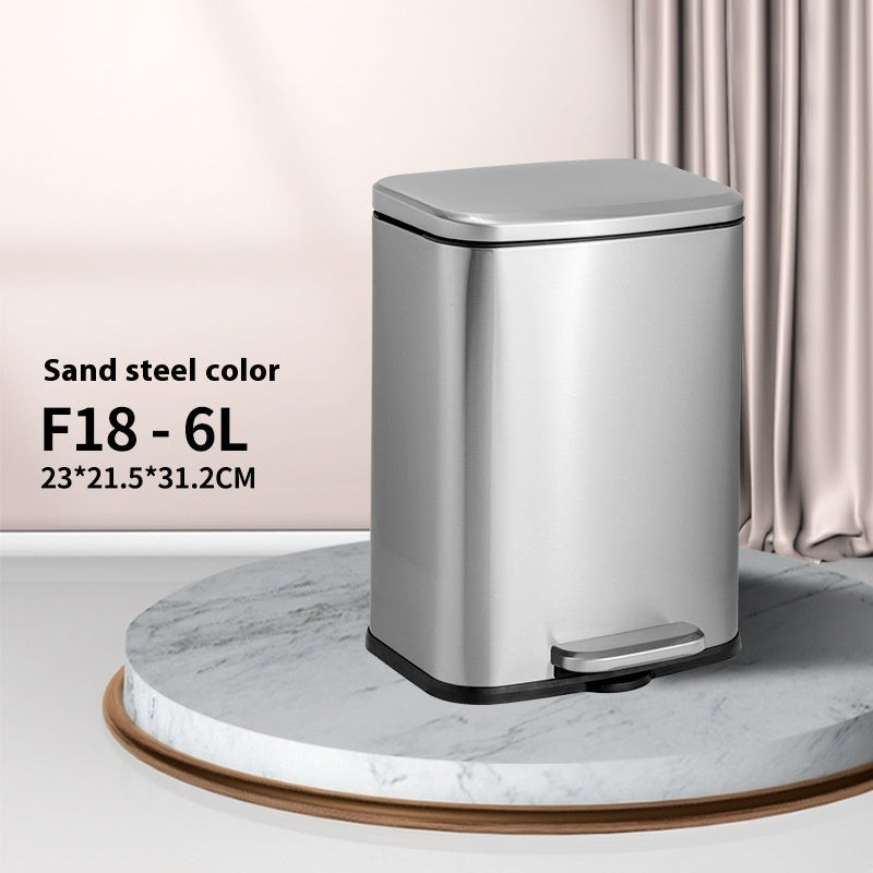 Stainless Steel Trash Can Kitchen Hygiene