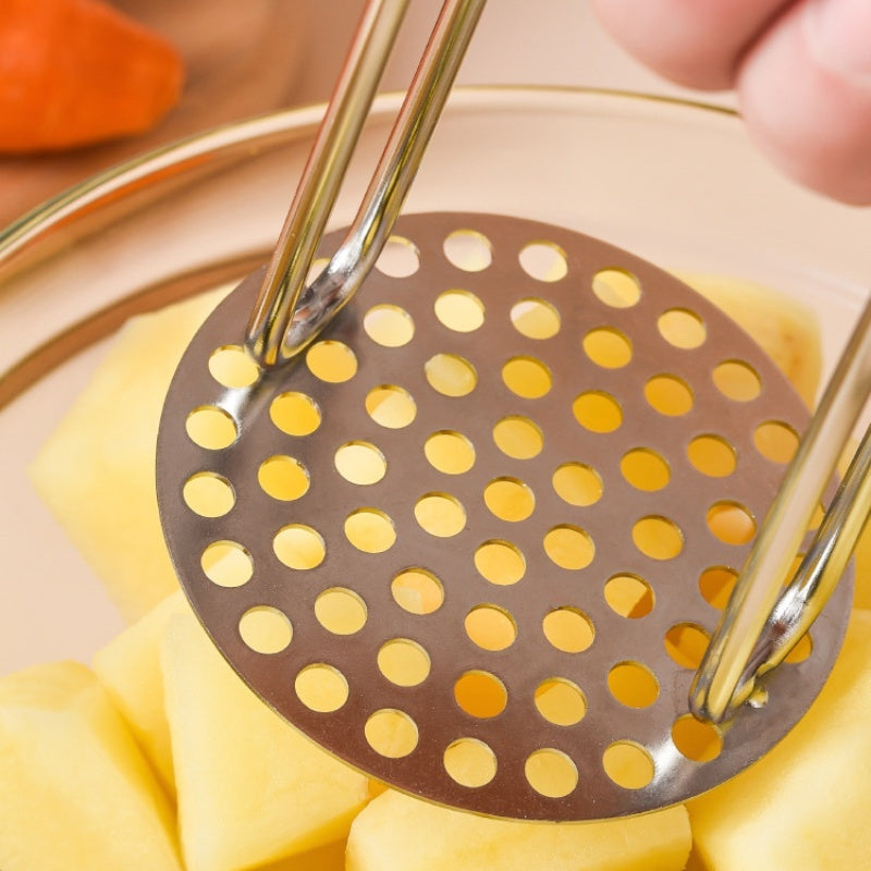 Stainless Steel Potato Press Kitchen Gadget